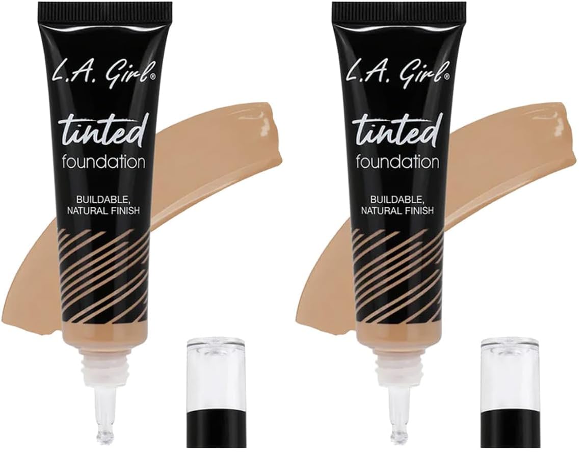 L.A. Girl Tinted Foundation - Medium Beige | Flawless Coverage & Lightweight Formula