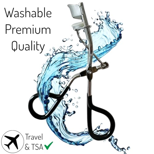 ALAZCO Vintage Eyelash Curler Set of 2 - Easy to Use, Non-Slip Handle, High Impact Eye-Opening Effect