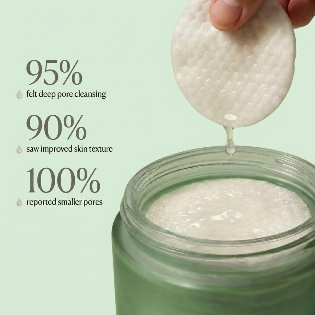 Toner Pads - Gentle Dual-Action Pore Minimizer for All Skin Types | 70 Exfoliating Textured Pads