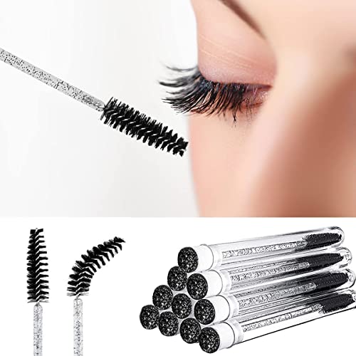 La Jolie Jasmin Black Diamond Mascara Brush Set with 20 Tubes & 70 Disposable Wands