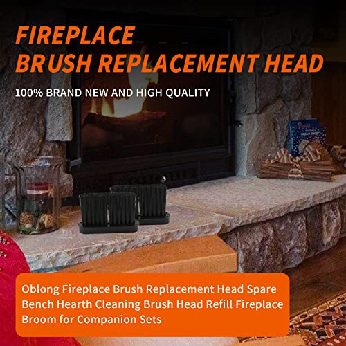 UOIENRT 2-Pack Fireplace Cleaning Brush with Large Handle