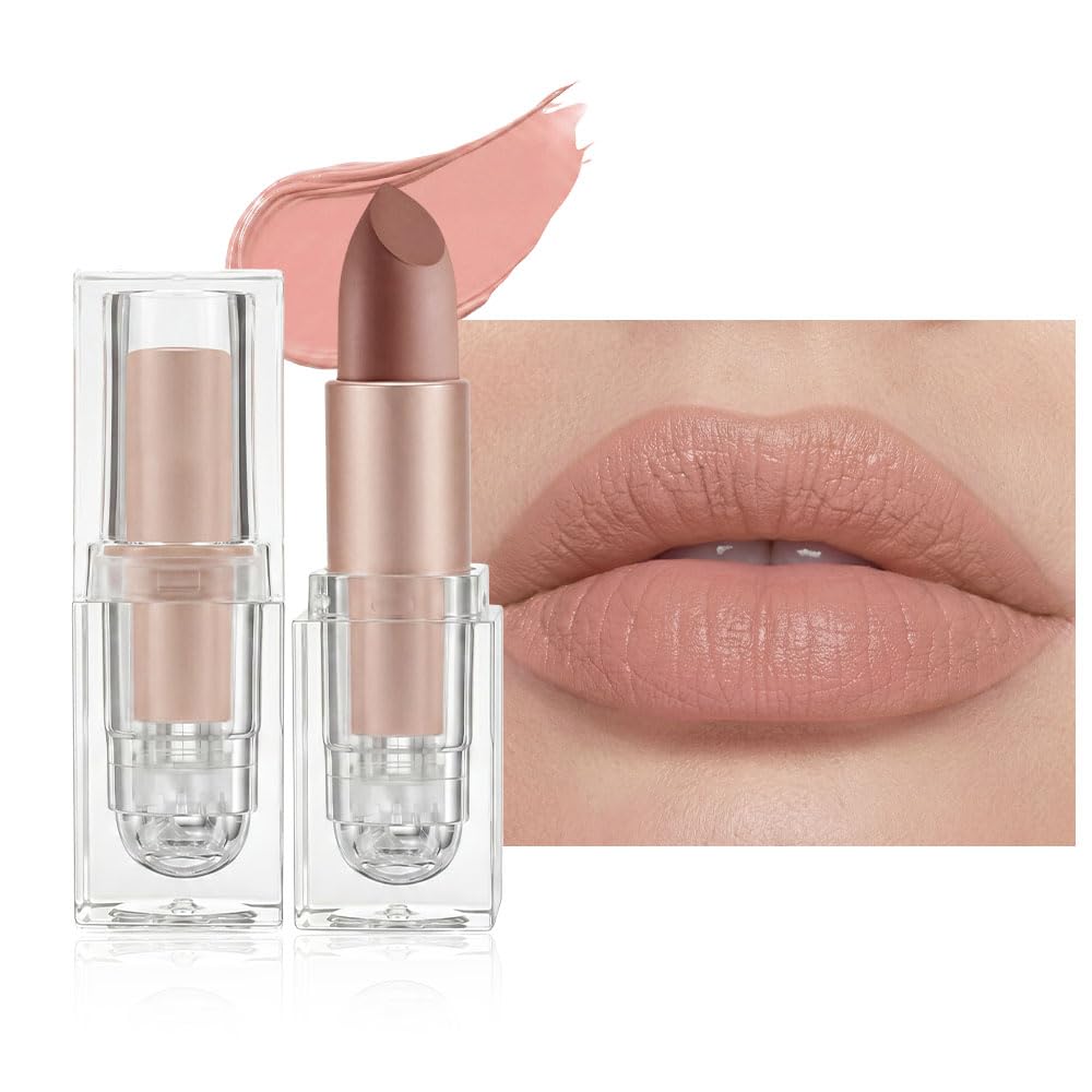 Hydrating Cream Lipstick - Maroon Lip Crayon for Women | Moisturizing, Smooth Application, Natural Finish, 06