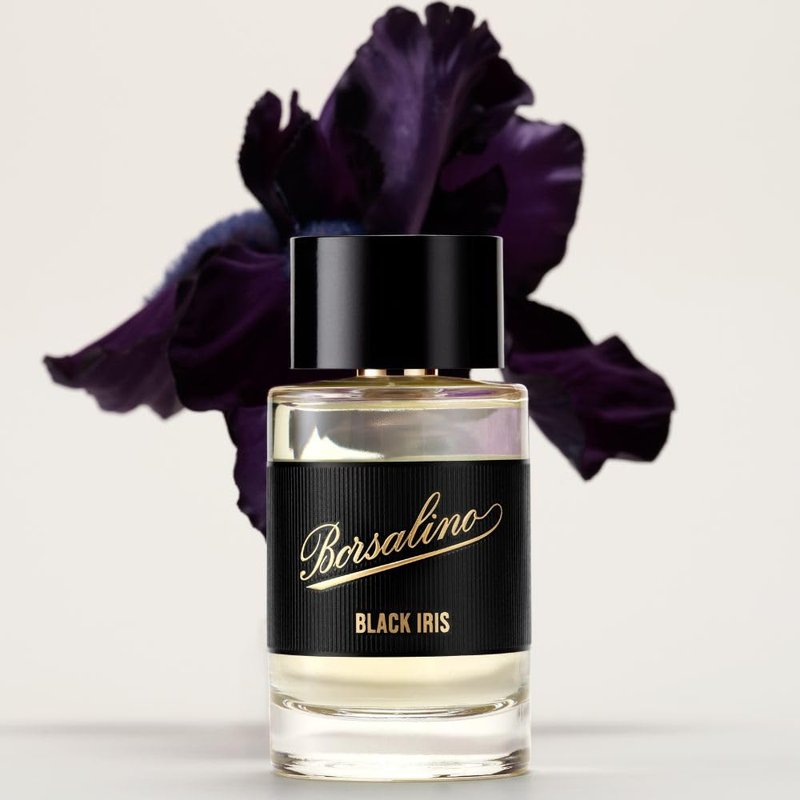 Borsalino Black Iris Perfume for Men – Eau de Parfum – Long-Lasting Fresh Woody Amber Cologne with Bergamot, Iris & Amberwood – French Luxury Fragrance – Popular Gift for Men