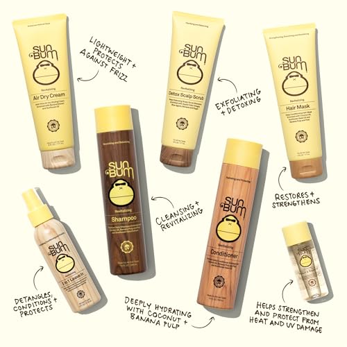 Sun Bum Revitalizing Shampoo - Moisturizing for All Hair Types, 10 oz