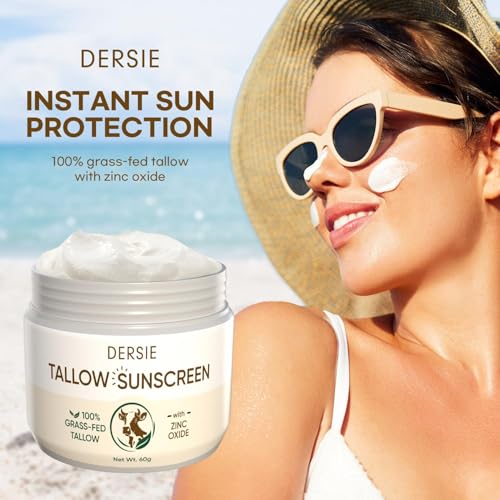 Dersie Tallow Sunscreen SPF 30 – Mineral UV Defense with Zinc Oxide