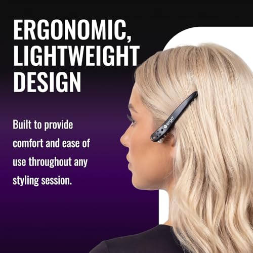 ERGO ProGrip Hair Clips for Styling – 4 Pack Alligator Sectioning Clips