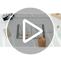 Vienrose PU Leather Photo Album - 4x6 Holds 52 Photos with Heart Design