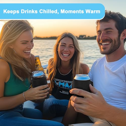 25-Pack Insulated Beer Can Cooler Sleeves for Customization