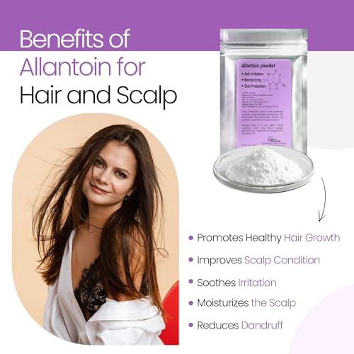 Allantoin Powder Cosmetic Grade for DIY Skin Care - 2 oz (Pack of 2)