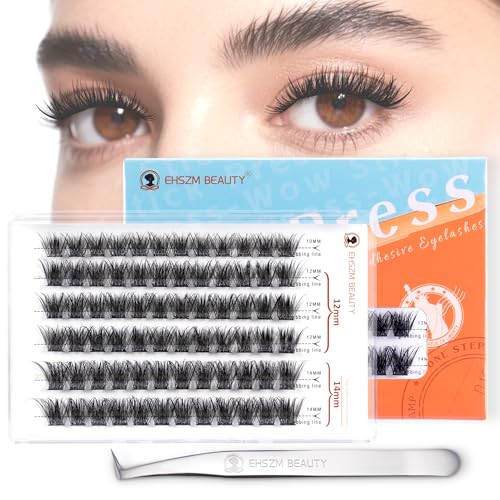 Self-Adhesive Lash Clusters Kit Bloom (10-14 mm) - EHSZM Beauty
