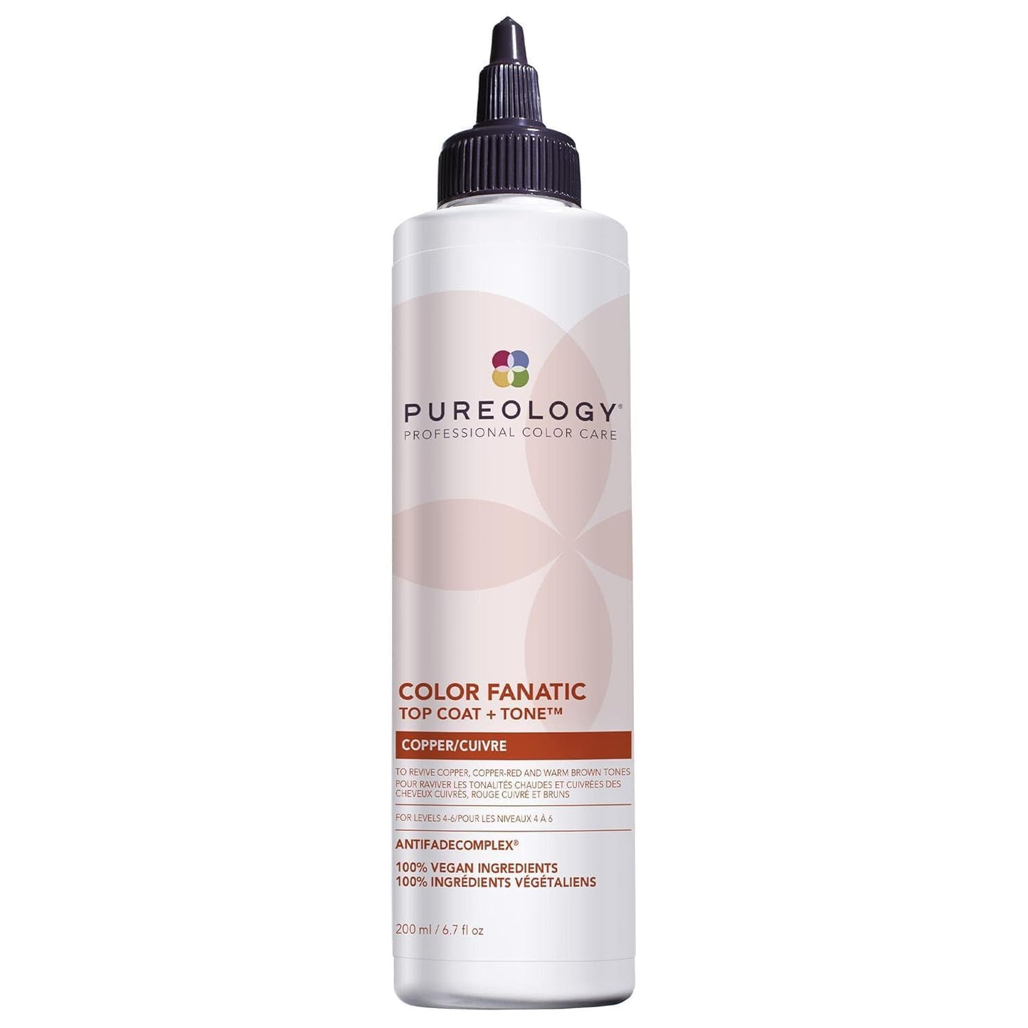 Pureology Color Fanatic Top Coat - Hair Color Treatment for Vibrancy, Smoothness & Shine | 8.5 oz