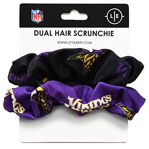 Minnesota Vikings NFL Hair Twist Scrunchie Set - Team Spirit Hair Accessories