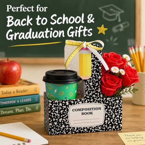 Teacher Appreciation Gift Set - 12 Portable 2-Cup Drink Carriers