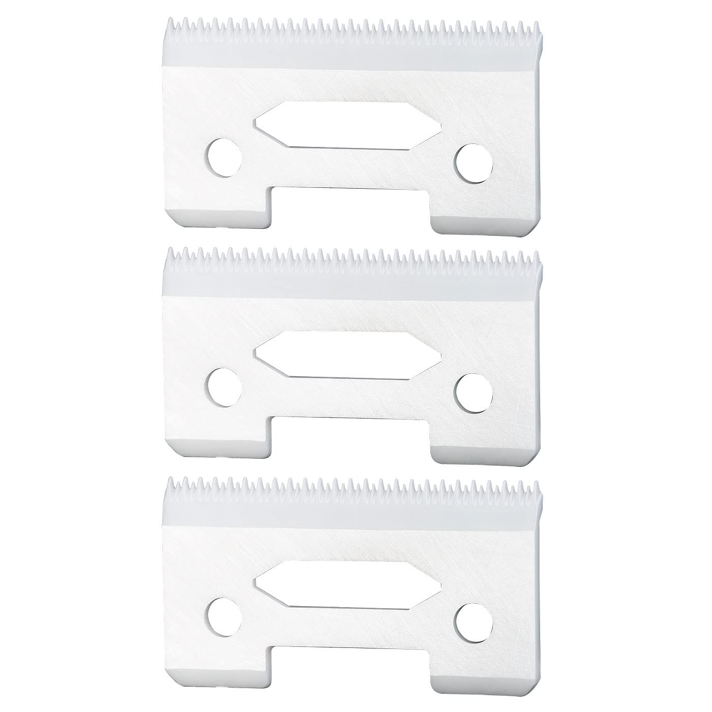 MAWAER Upgraded Universally Ceramic Stagger Tooth Blade for WAHL Hair Clipper Ceramic Movable Blade for WAHL Hair Clipper
