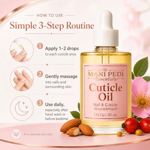 Nourishing Cuticle Oil with Jojoba & Vitamin E - 1 Fl Oz