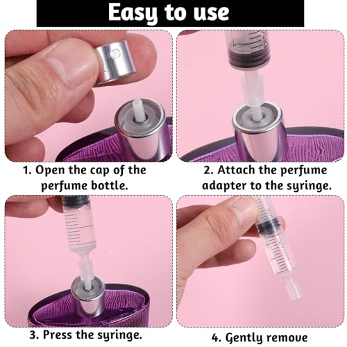 100 Pcs Perfume Dispenser Pump Converters - Refill Tool Set