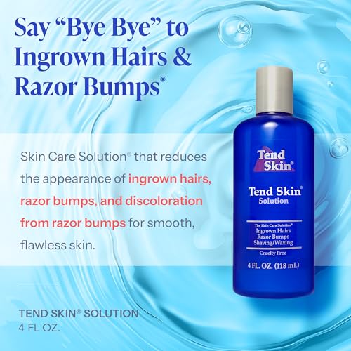 Tend Skin Solution for Ingrown Hair & Razor Bumps, 4 Fl Oz