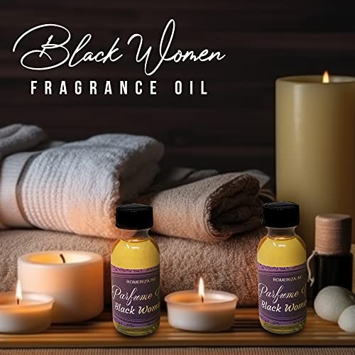 Black Women Fragrance Body Oil - Long-Lasting Scented Perfume