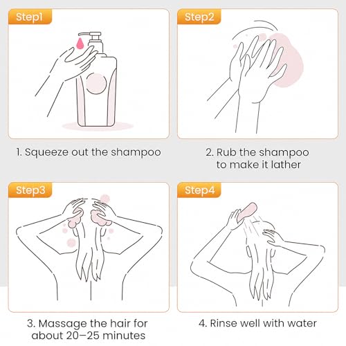KAISASA Black Hair Dye Shampoo 3 in 1 for Full Gray Coverage