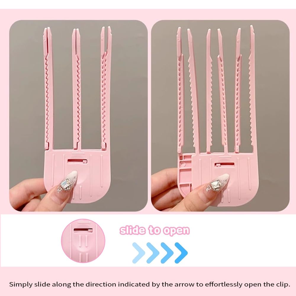 13 PCS Hair Volume Clips Set, Hair Styling Comb Pad Root Clips for Women, High Crown Volumizing Tool, Forehead Bangs Fluffy Clip, Natural Root Lift Styling Tool for Daily Use, Work, Parties, Makeup