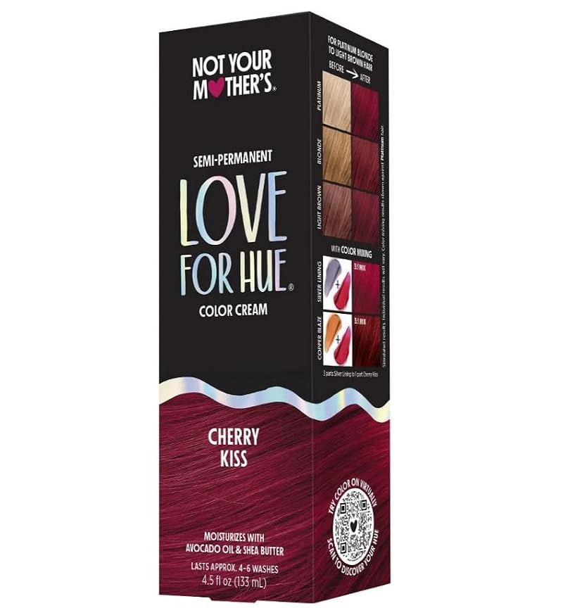 Not Your Mother's Cherry Kiss Semi-Permanent Hair Color Cream - 4.5 fl oz