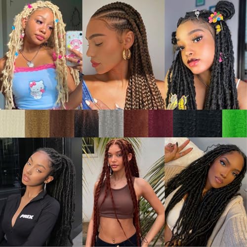 14 Inch Ombre Marley Hair - Pre-Fluffed Springy Twist (8 Packs)