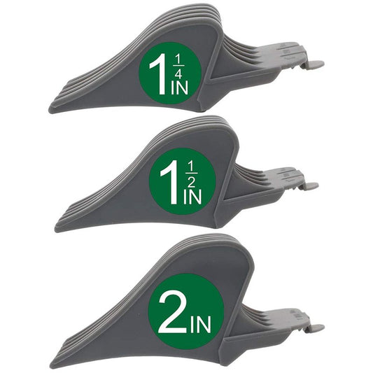 Hair Clipper Guards - 3 Count Set for Wahl Clippers | Includes No. 10, No. 12, No. 16 - Gray