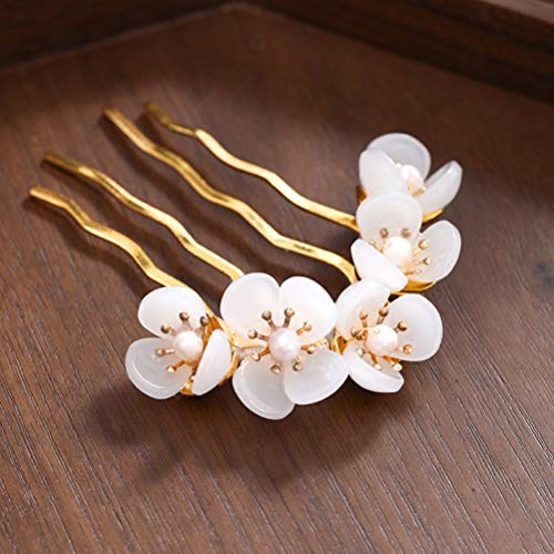 Beaupretty Vintage Petal Hair Stick Set of 3 - Traditional Chinese Hairpins