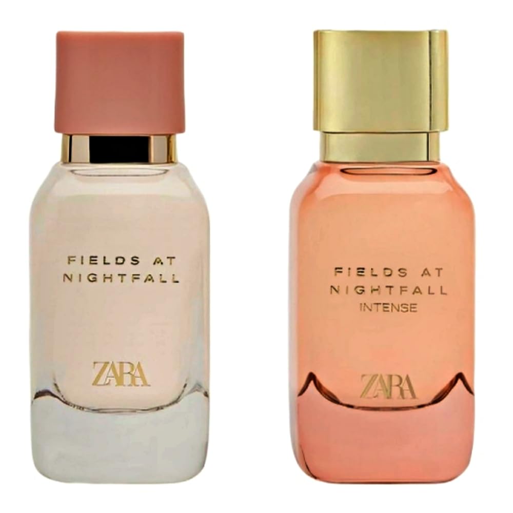 Zara Fields at Nightfall Perfume Set for Women - Warm Floral Woody Eau de Parfum | 2x50ml (1.7 fl. oz.)