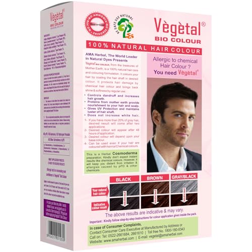 Vegetal Bio Colour Burgundy 150g - Organic Ammonia-Free Hair Dye