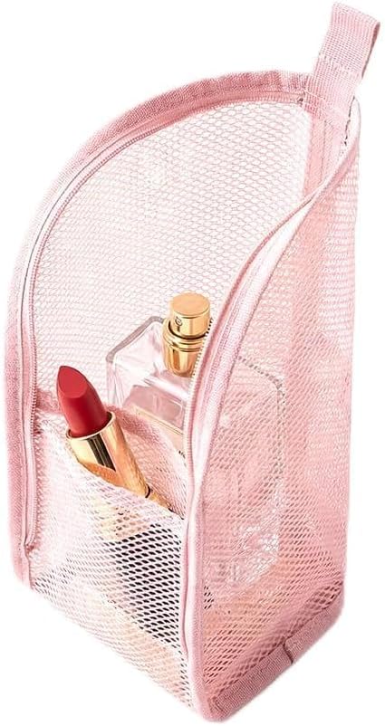 Portable Travel Toiletry Bag - Waterproof EVA Cosmetic Organizer | Compact & Foldable Design, White
