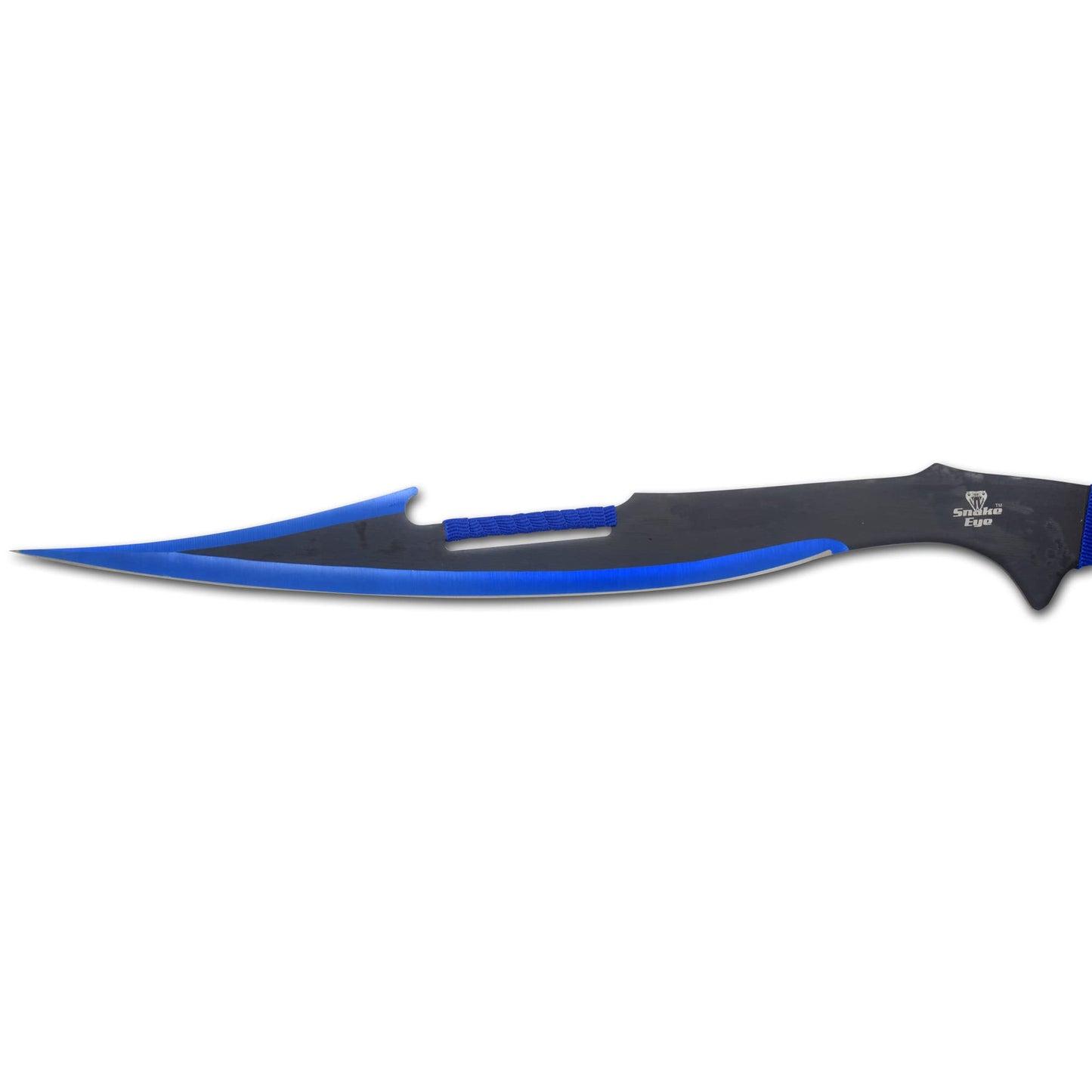 Snake Eye Tactical Dual Twin Ninja Sword with Dual Shoulder Sheath Each Blade (Blue)