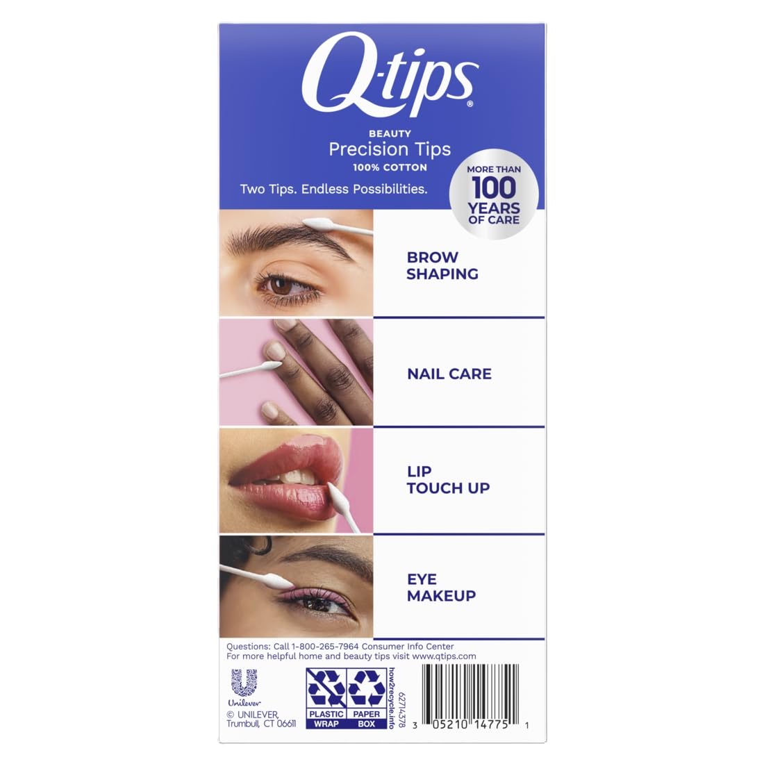 Q-Tips Cotton Swabs - Precision Tip for Accurate Application | 170 Count