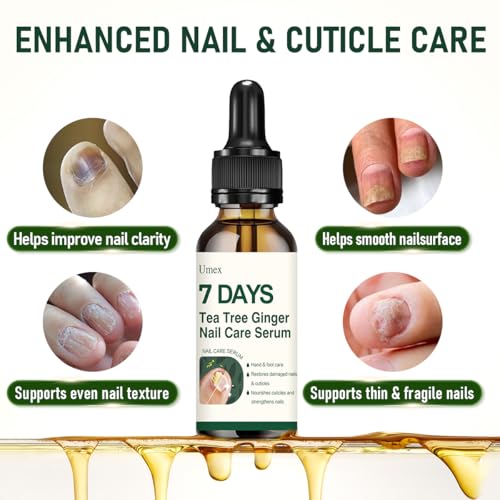 7 days Nail Treatment,Nail Serum & Cuticle Care Oil,Ginger Care Oil,Repair Dry Brittle Nails