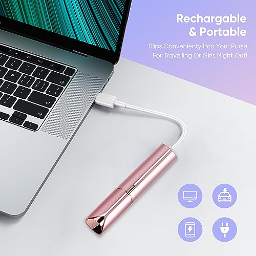 Claities Mini Facial Hair Remover - USB Rechargeable Electric Shaver