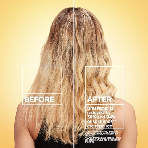 Garnier Whole Blends Honey Treasures Repairing Shampoo, 22 Fl Oz (Pack of 2)