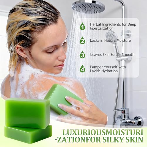 Natural Tea Tree Soap Bar - 2pcs Moisturizing and Cleansing