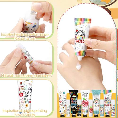 Loopeer 20 Sets Teacher Gift Set - Lip Balm & Hand Cream Travel Size