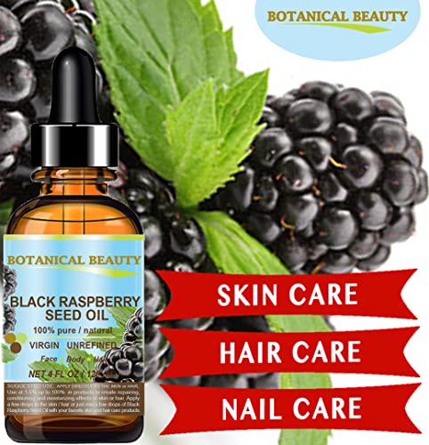 Botanical Beauty Black Raspberry Seed Oil - 100% Pure Cold Pressed Carrier Oil