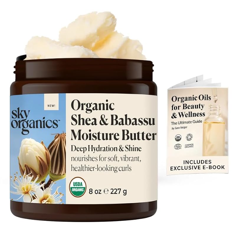 Sky Organics Organic Shea & Babassu Hydration Body Butter 8 oz - Hair & Skin