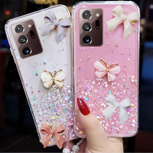 100 Pcs Bow Nail Charm Set - Colorful 3D Butterfly & Pearl Bows