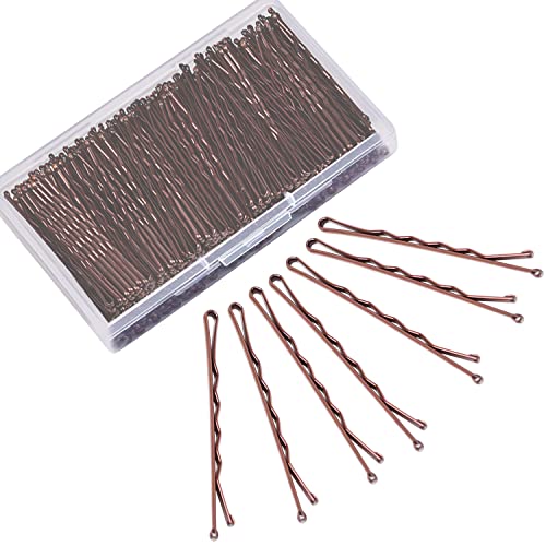 Brown 2.2inch Bobby Pins - 240 Pack Hair Pins for Women & All Hair Types