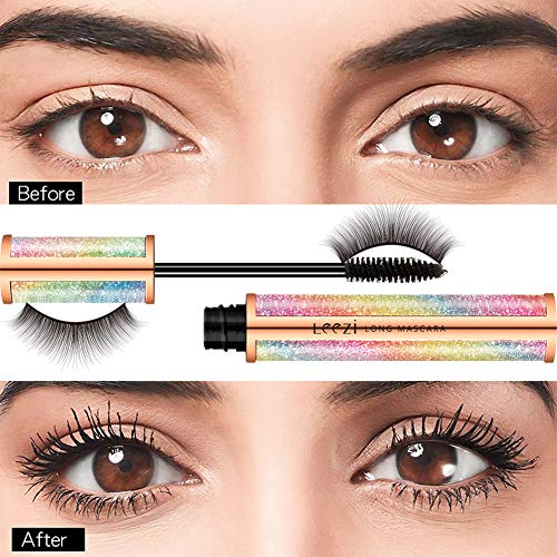 Earthsport 4D Silk Fiber Waterproof Mascara - Volumizing & Lengthening (2 Pack)