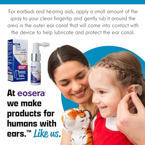 Eosera Ear Itch MD Kids Soothing Spray - 10 mL for Itchy Ears
