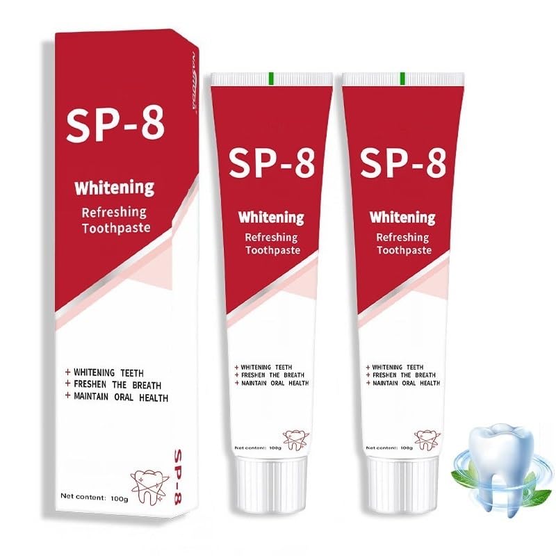 Vitacamy SP8 Probiotic Whitening Toothpaste - Ultra Brightening & Gum Protection, 2 Pack