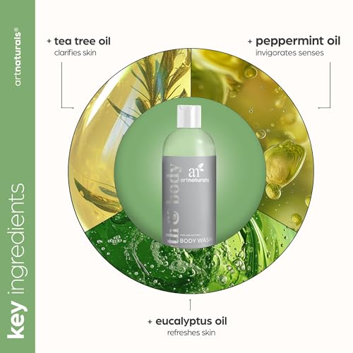 Artnaturals Tea Tree Body Wash - Refreshing 12 fl oz Cleanser