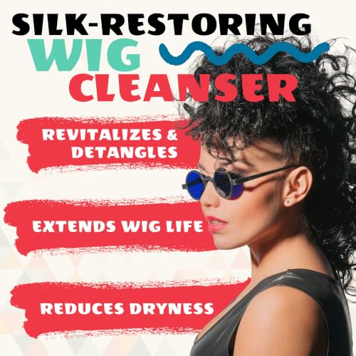 AllDay Locks Synthetic Wig Shampoo with Conditioner & Detangler - 8 Oz