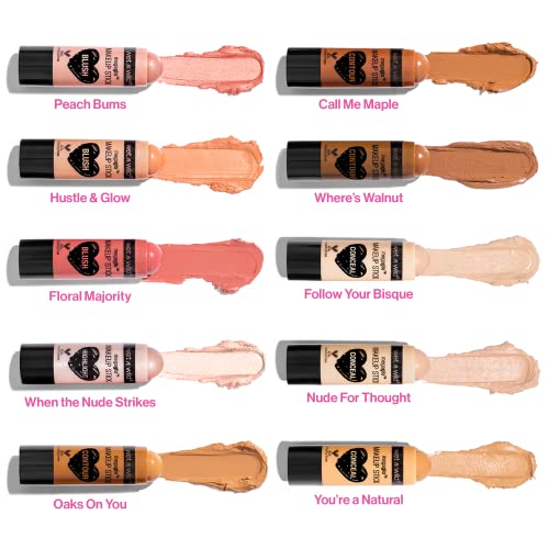 Wet n Wild MegaGlo Nude Strikes Makeup Stick Pack of 3 - Buildable, Multi-Use, Cruelty-Free & Vegan