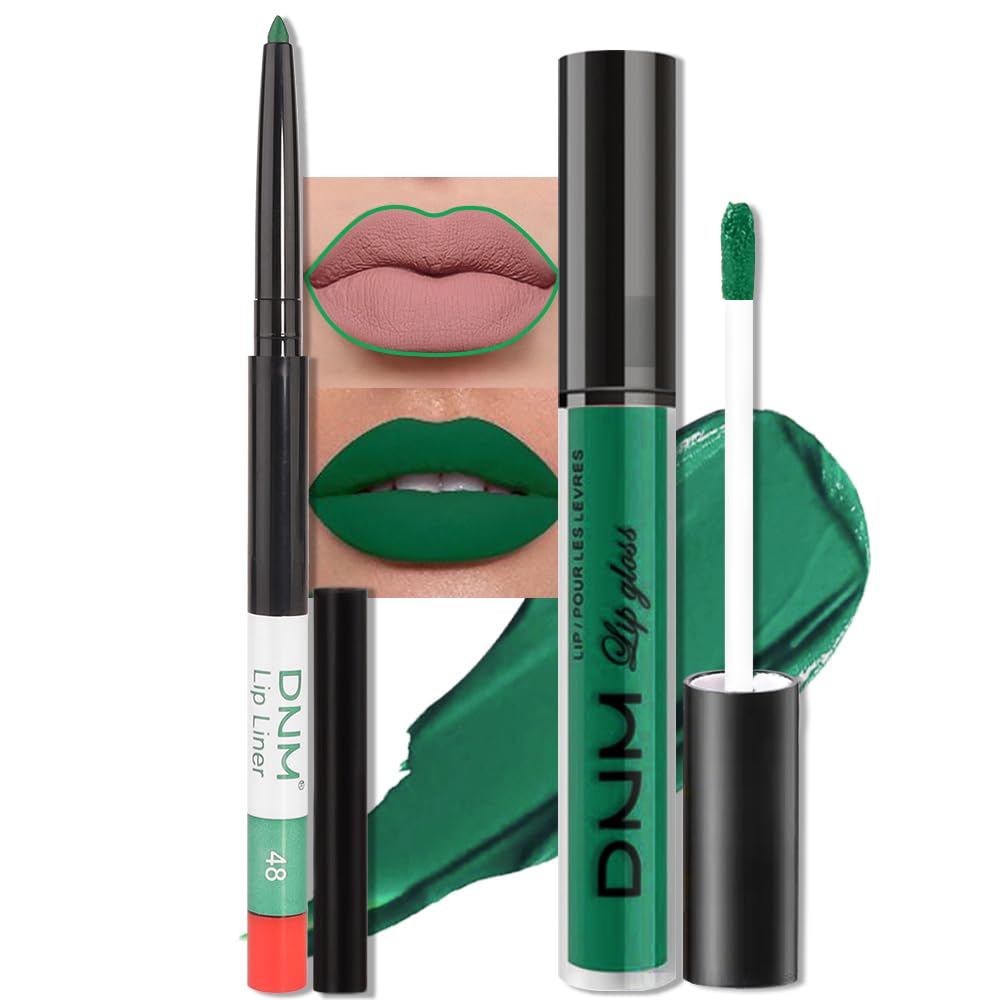 Medium Brown Beige Lip Liner & Matte Lipstick Set - Vegan, Long-Lasting, Waterproof | 2 Pcs