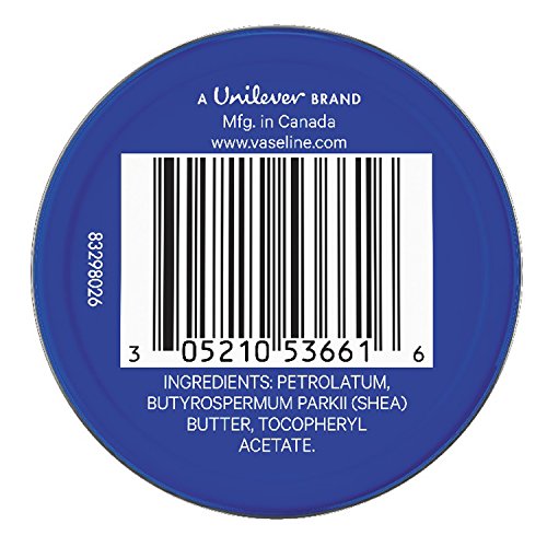 Vaseline Lip Therapy Balm Tin - Original 0.6 oz for Dry Lips